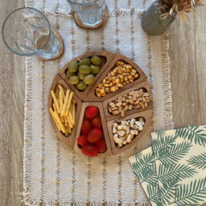 plateau apéro design fabriqué en bois
