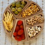 plateau apéritif design fabriqué en bois