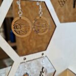 boucles d'oreille oeil osiris